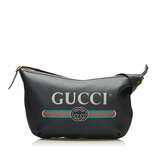 Gucci Logo Half Moon Hobo (SHG-FIF1Za)