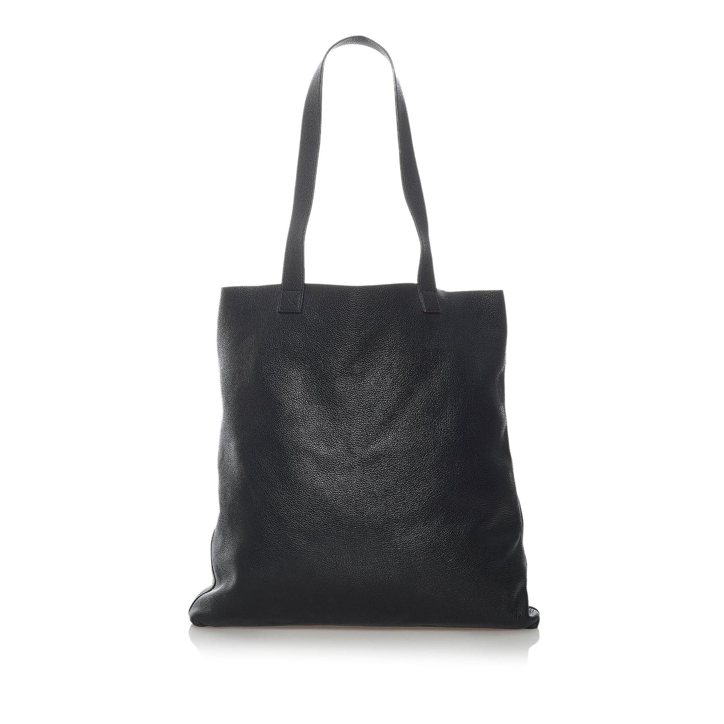 Gucci Logo Leather Tote Bag (SHG-29841)