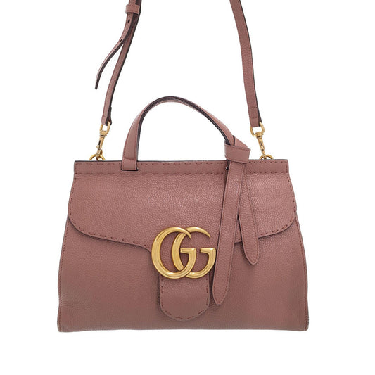 Gucci Marmont Top Handle Satchel (SHG-35064)