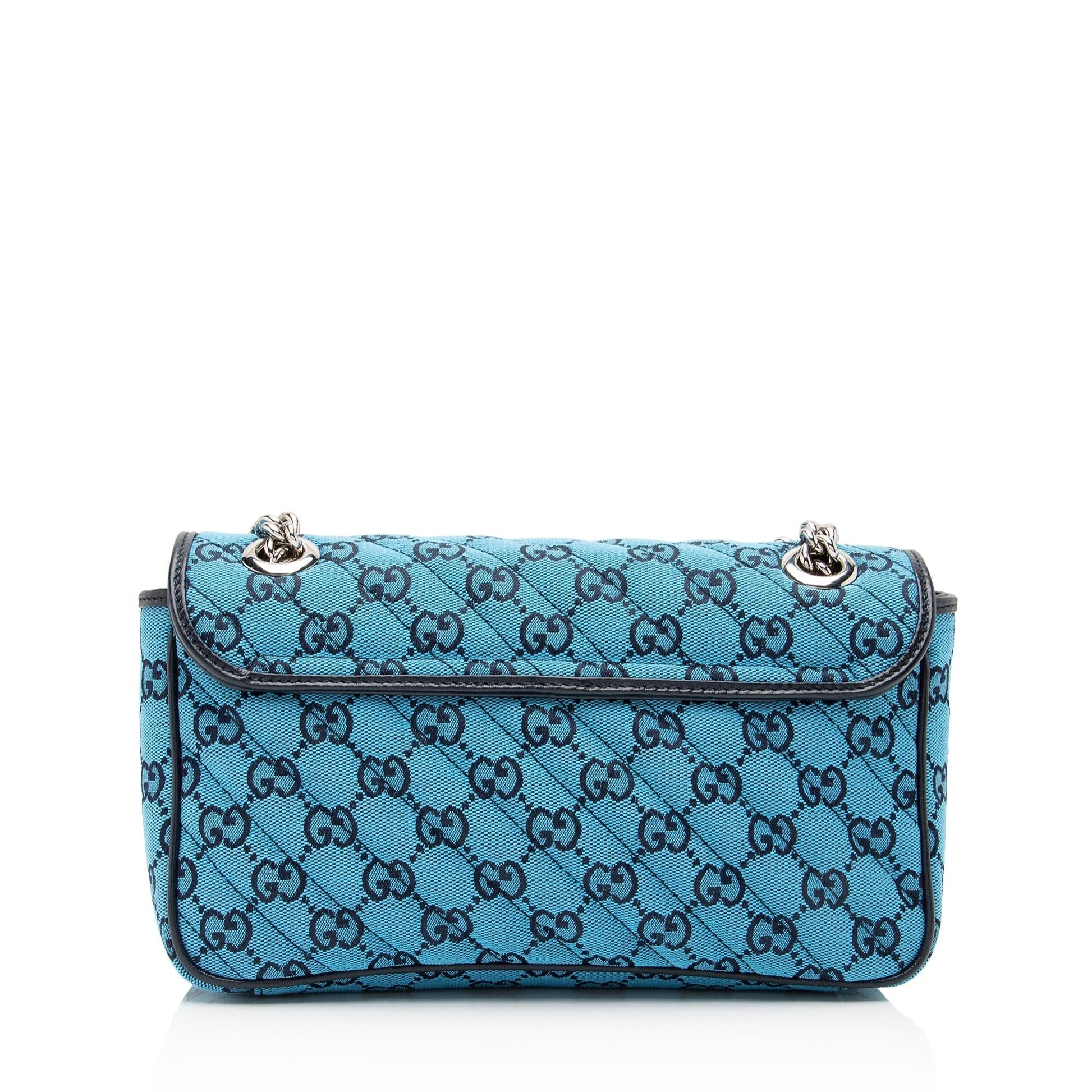 Gucci Matelasse GG Canvas Marmont Small Shoulder Flap Bag (SHF-jEJnpg)
