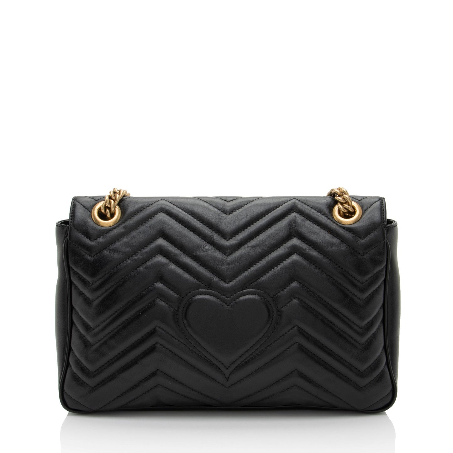 Gucci Matelasse Leather GG Marmont Large Flap Bag