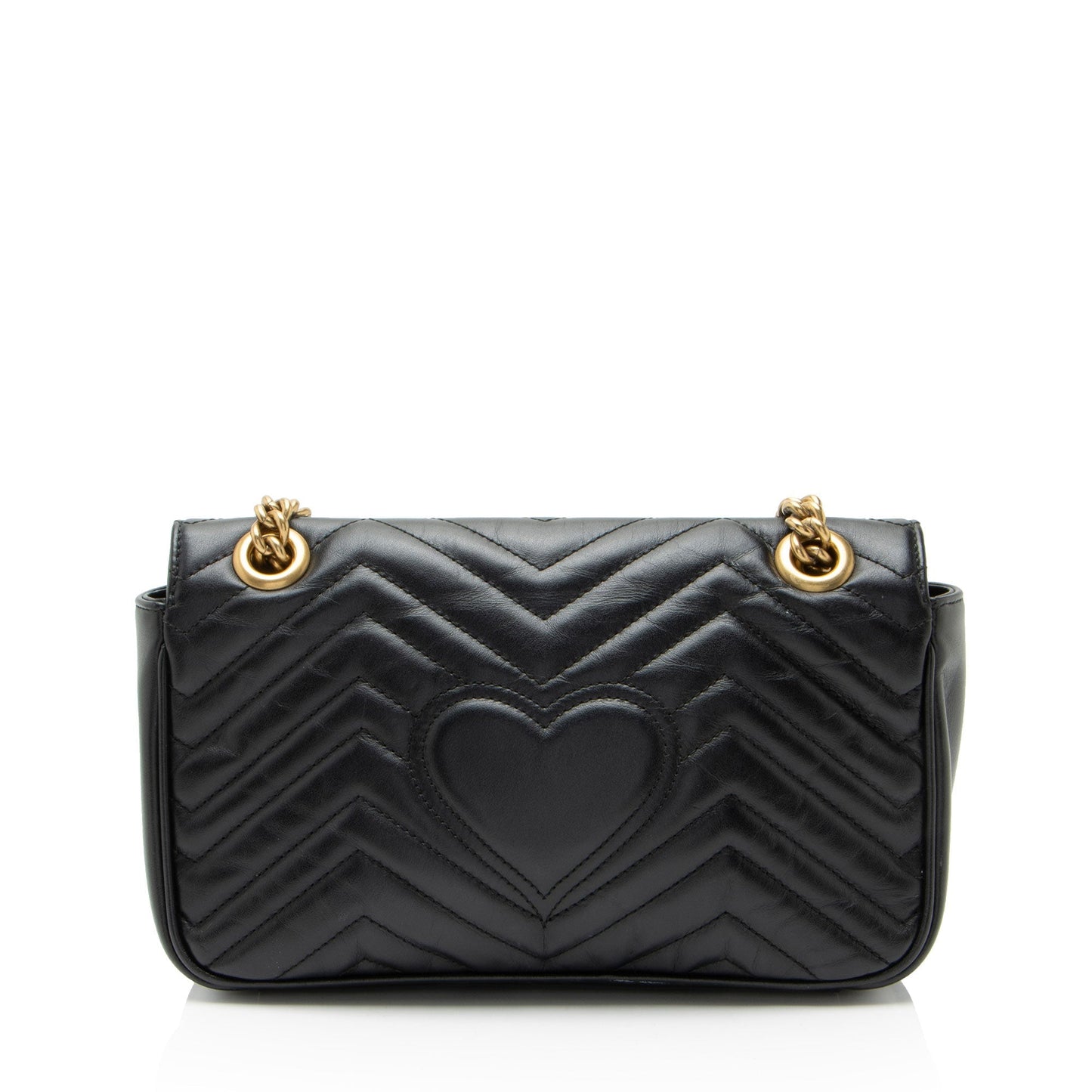 Gucci Matelasse Leather GG Marmont Medium Flap Bag