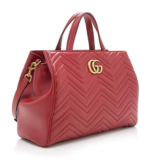 Gucci GG Marmont Leather Tote Style 1