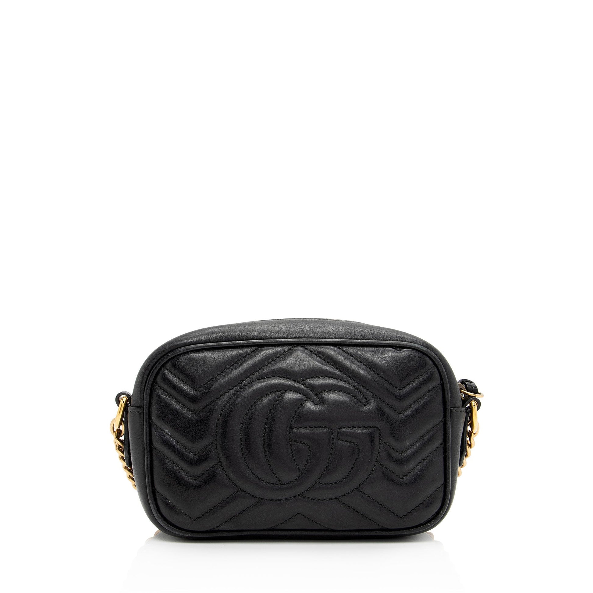 Gucci Matelasse Leather GG Marmont Mini Bag (SHF-MVP7lQ)