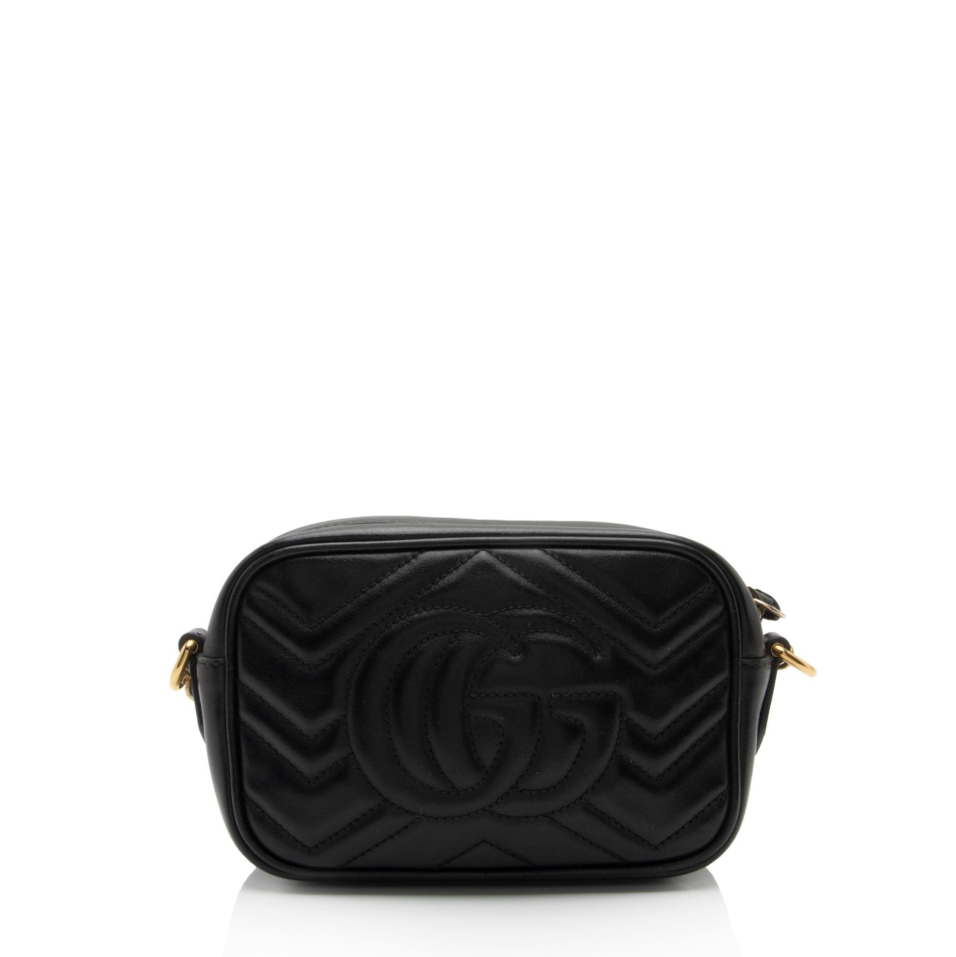 Gucci Matelasse Leather GG Marmont Mini Bag (SHF-K2ithf)