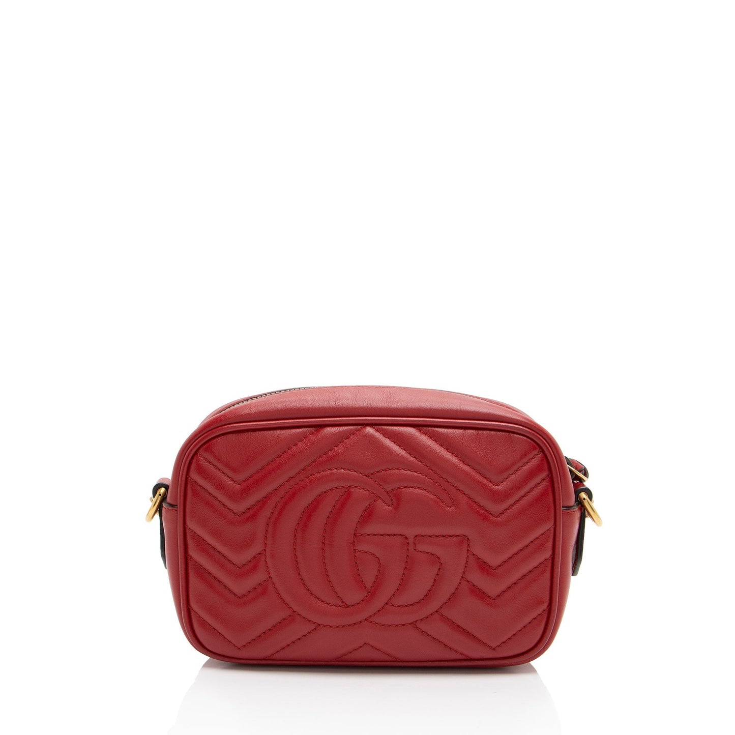 Gucci Matelasse Leather GG Marmont Mini Camera Bag
