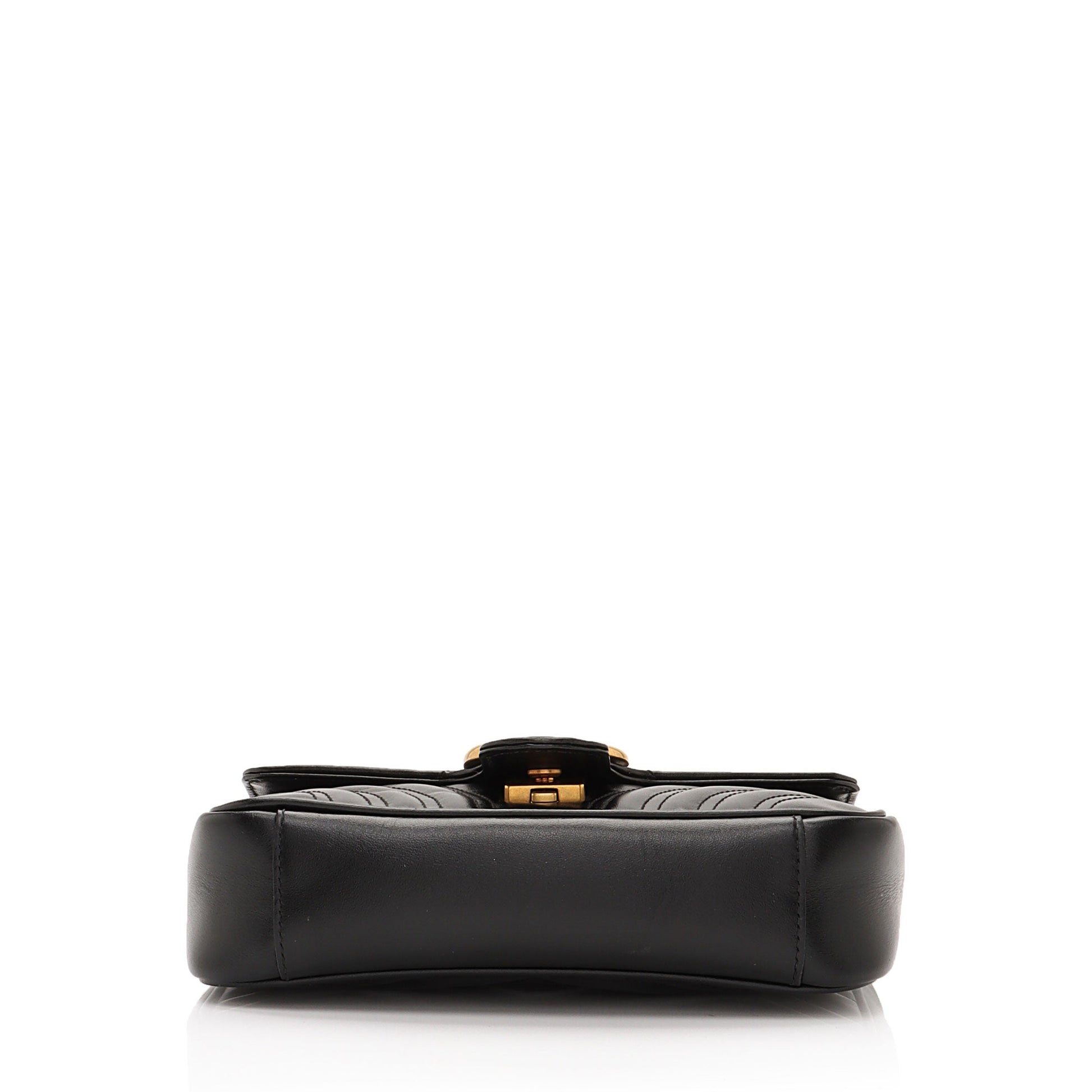 Gucci Matelasse Leather GG Marmont Mini Shoulder Bag (SHF-iWJZlj)