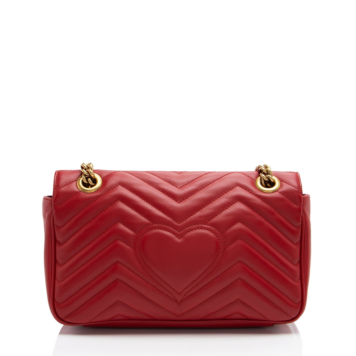 Gucci Matelasse Leather GG Marmont Small Flap Bag (SHF-RkMP3j)