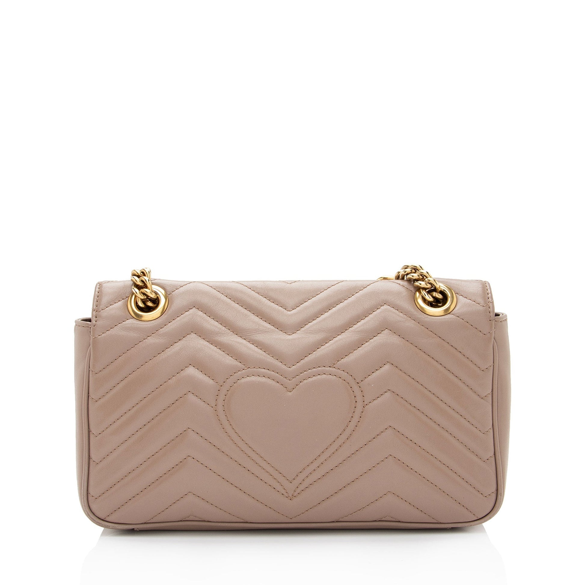 Gucci Matelasse Leather GG Marmont Medium Flap Bag