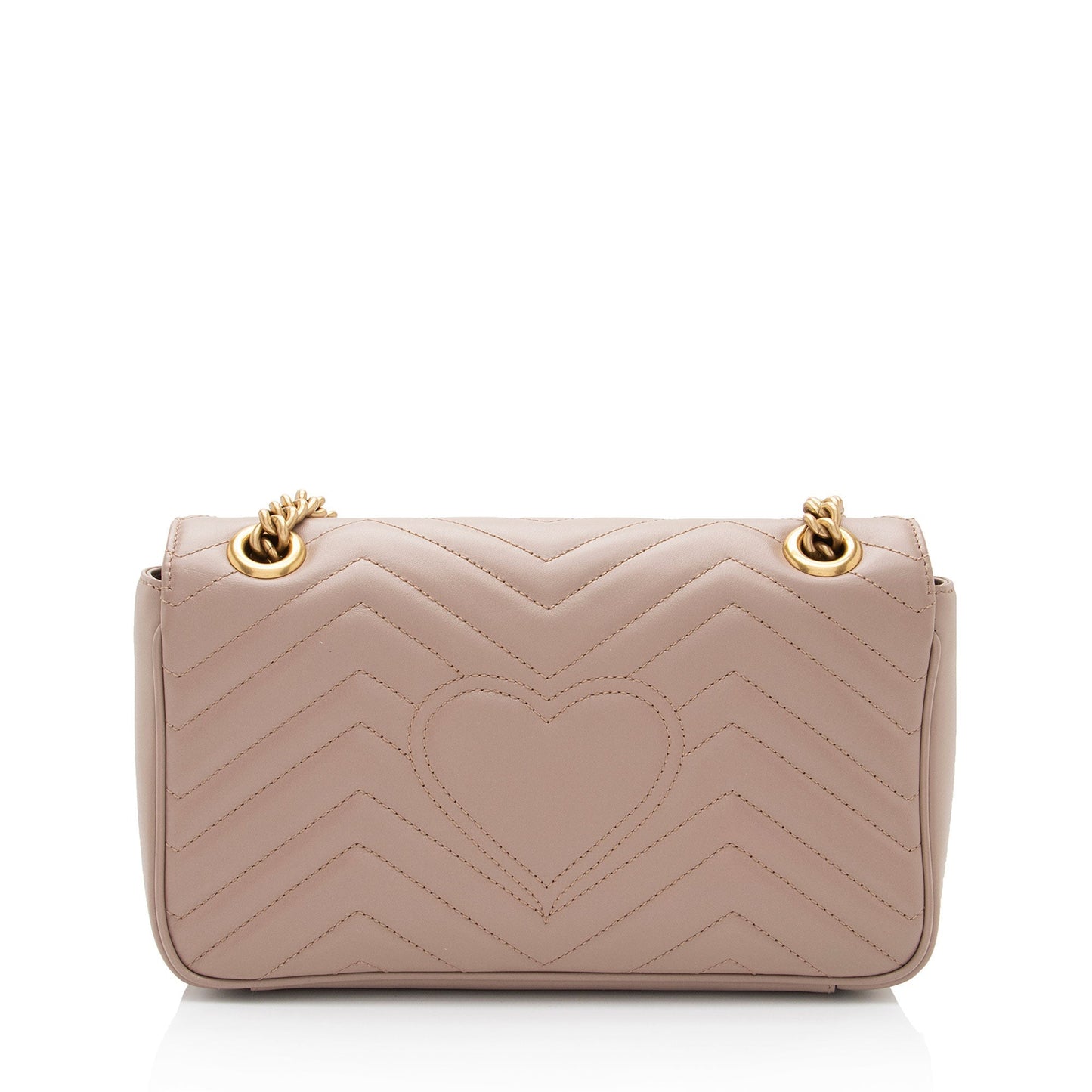 Gucci Matelasse Leather GG Marmont Small Flap Shoulder Bag (SHF-ydhtSa)