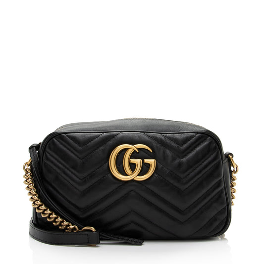 Gucci Matelasse Leather GG Marmont Small Shoulder Bag (SHF-I0ITnn)