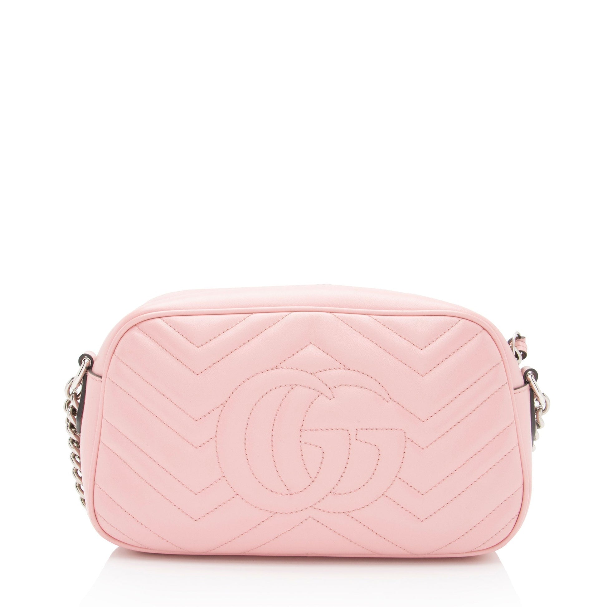 Gucci Matelasse Leather GG Marmont Small Shoulder Bag (SHF-W30FiI)