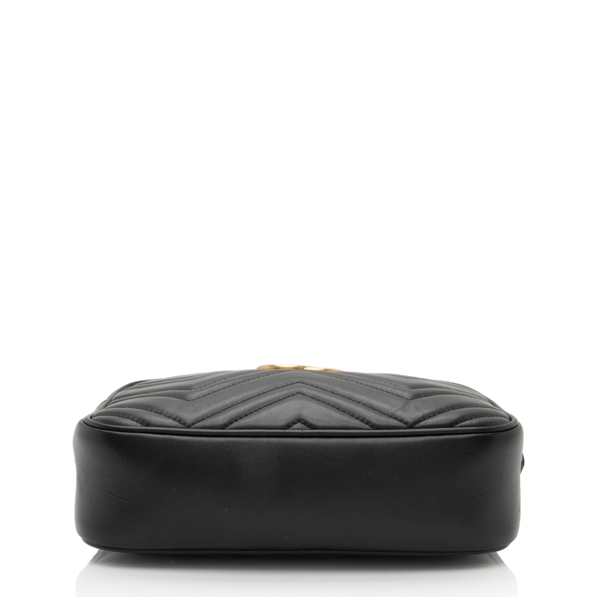Gucci Matelasse Leather GG Marmont Small Shoulder Bag (SHF-E9Frrv)