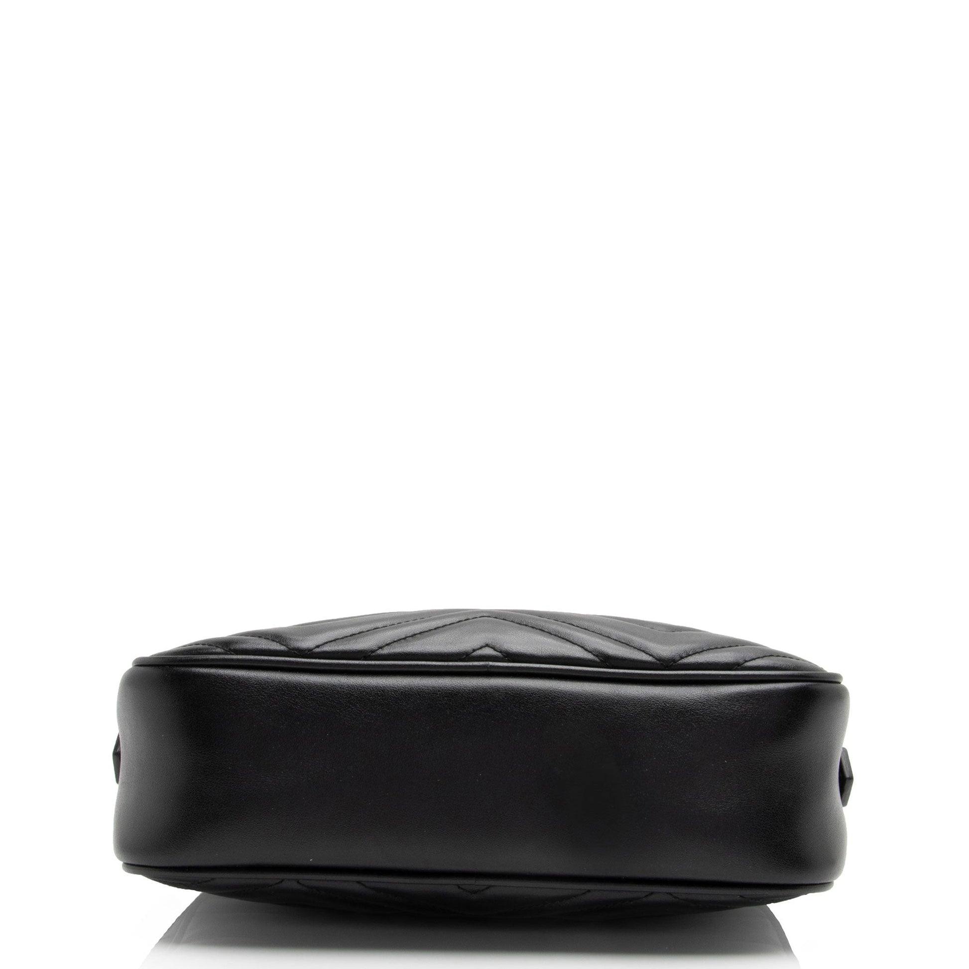 Gucci Matelasse Leather GG Marmont Small Shoulder Bag (SHF-P3q3Nl)