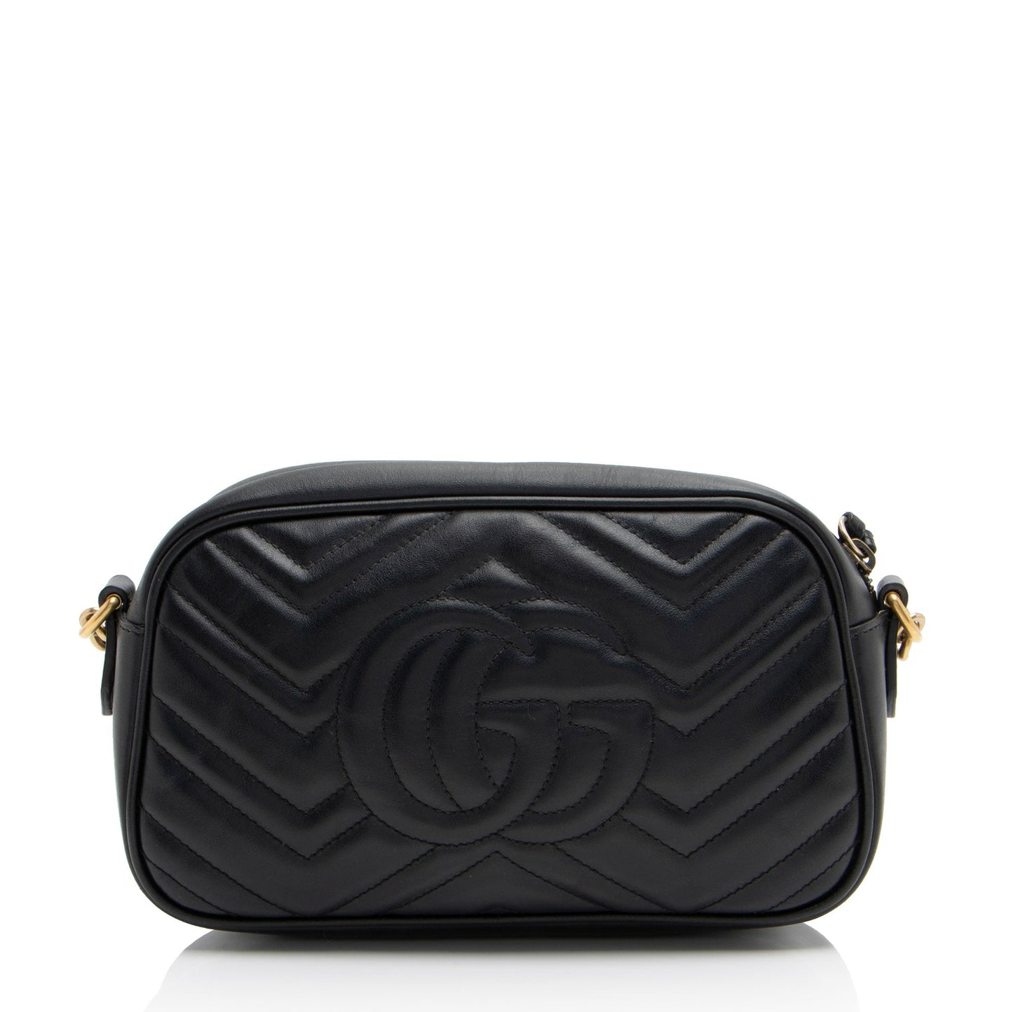 Gucci Matelasse Leather GG Marmont Small Shoulder Bag (SHF-nKiLSY)