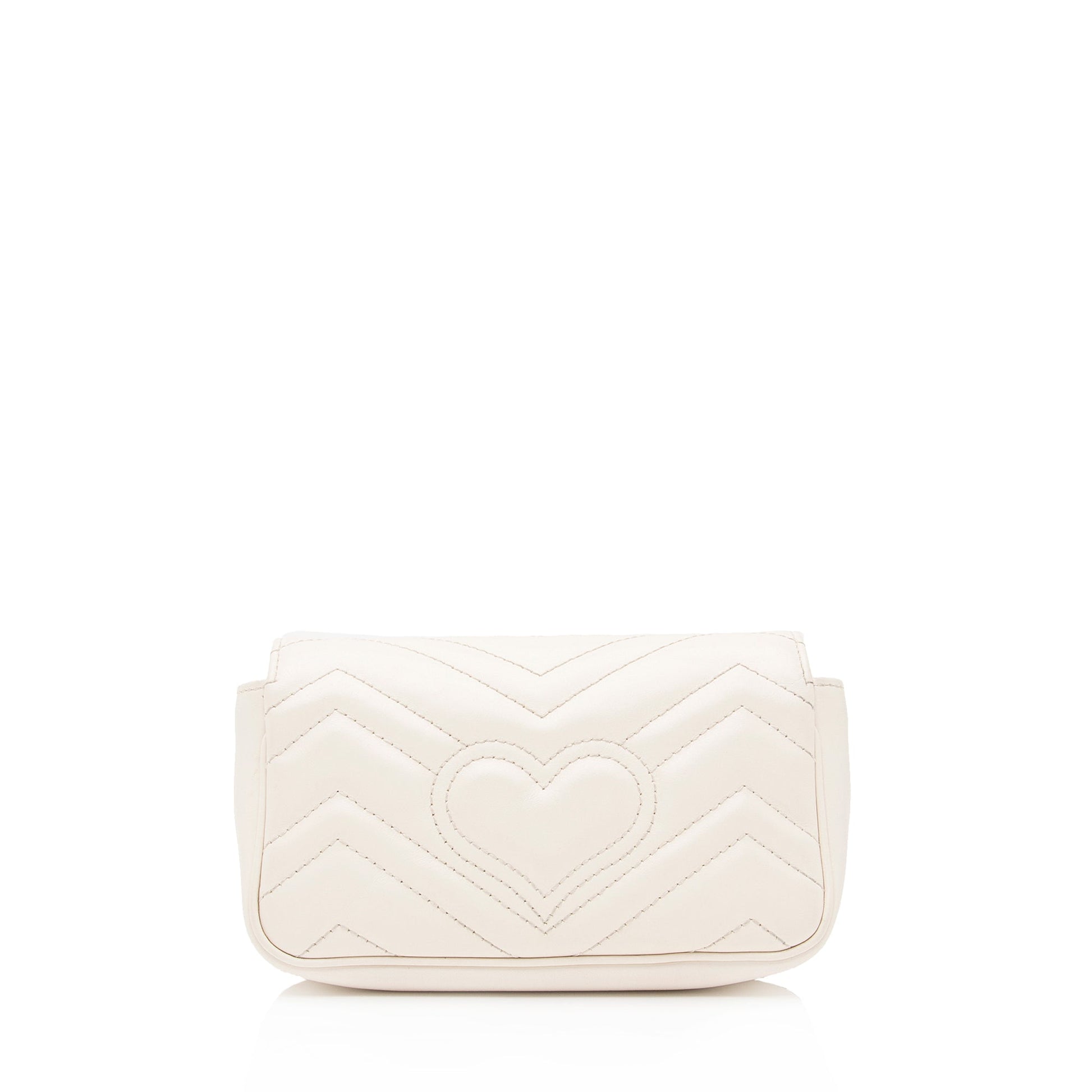 Gucci Matelasse Leather GG Marmont Super Mini Bag (SHF-23685)