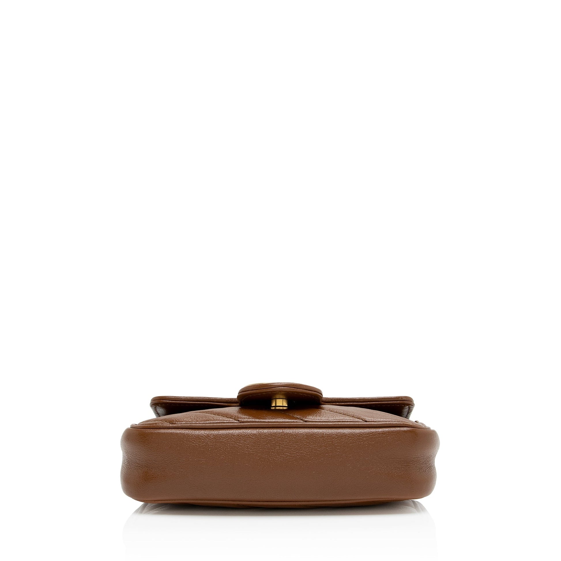 Gucci Matelasse Leather GG Marmont Super Mini Bag (SHF-E9ZcFF)