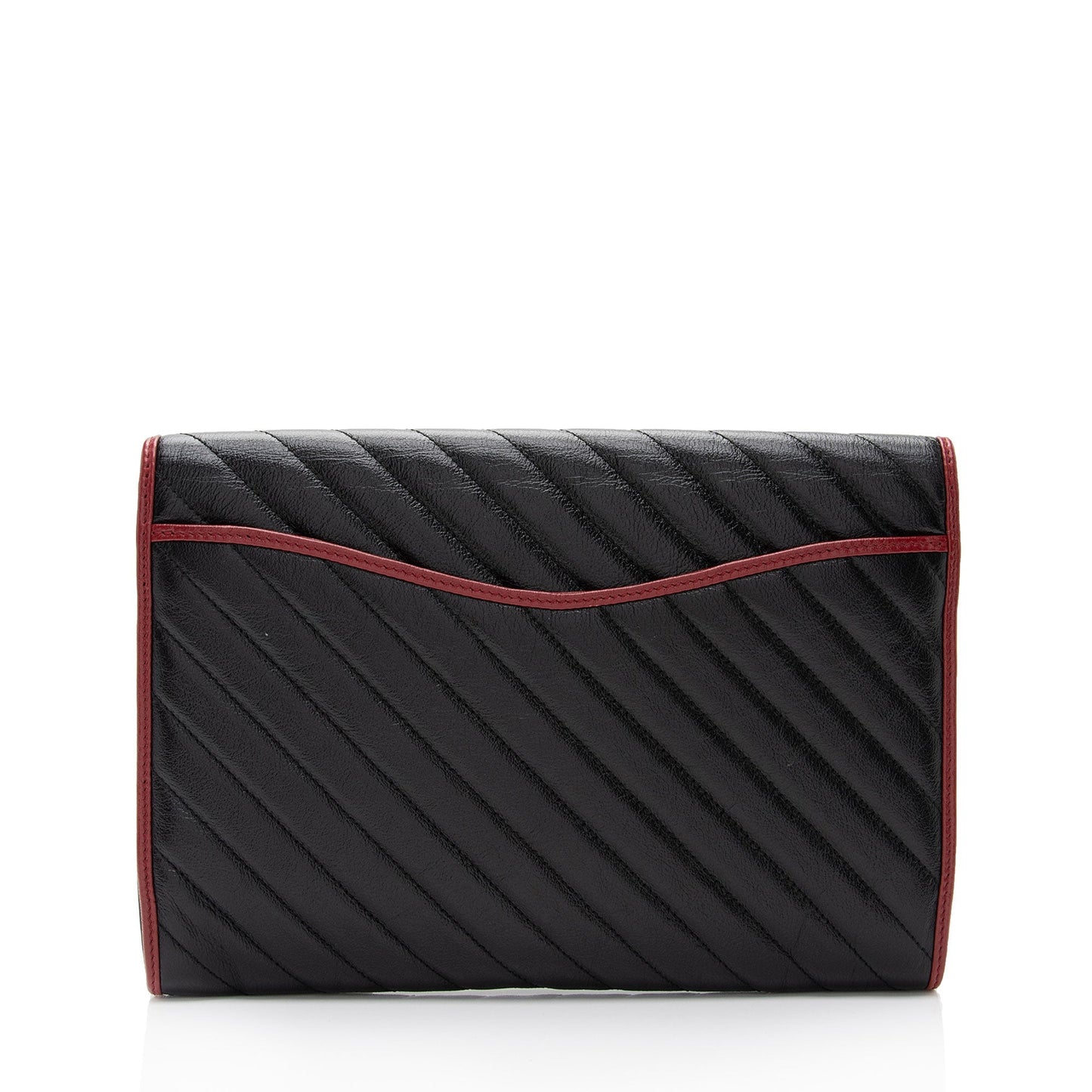 Gucci Matelasse Leather Torchon GG Marmont Clutch (SHF-AQeHxl)