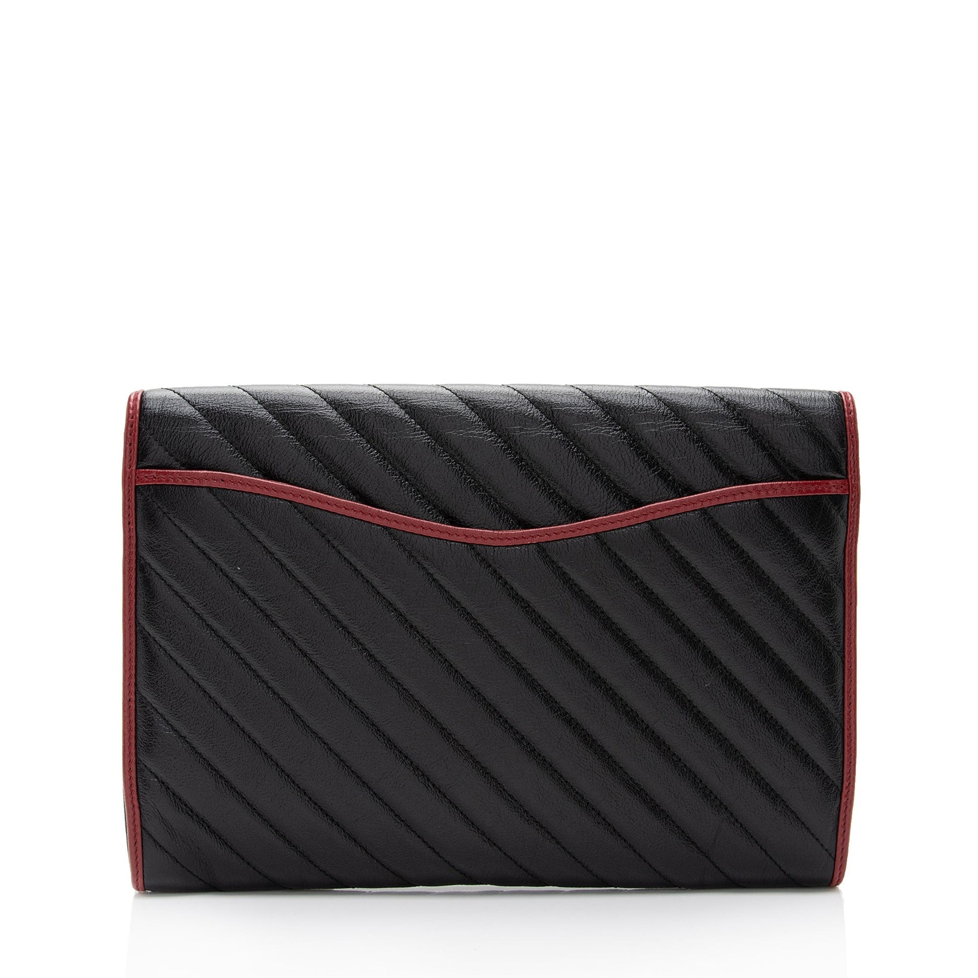 Gucci Matelasse Leather Torchon GG Marmont Clutch (SHF-AQeHxl)