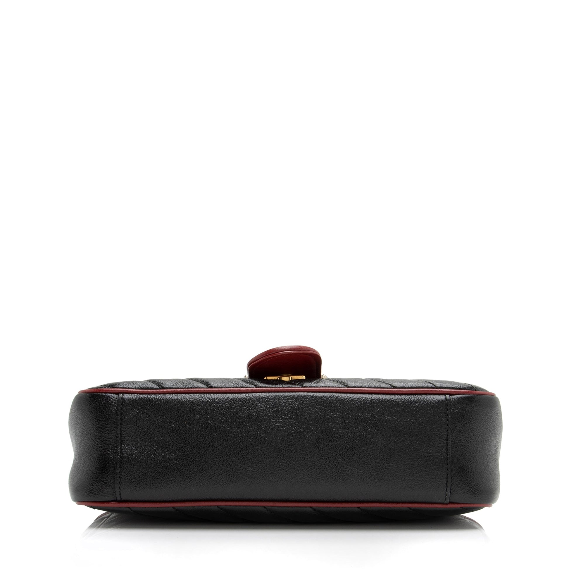 Gucci Matelasse Leather Torchon GG Marmont Small Shoulder Bag (SHF-23396)