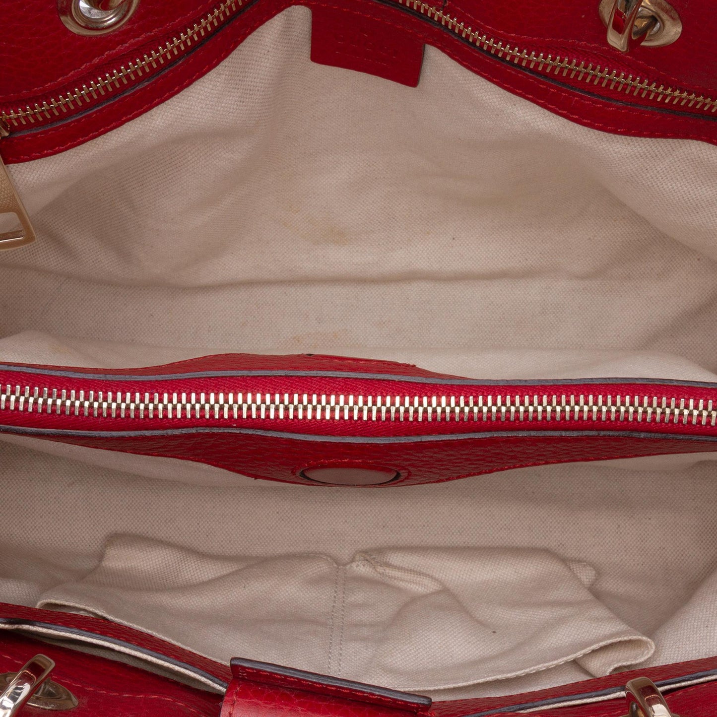 Gucci Medium Calfskin Bamboo Shopper Satchel