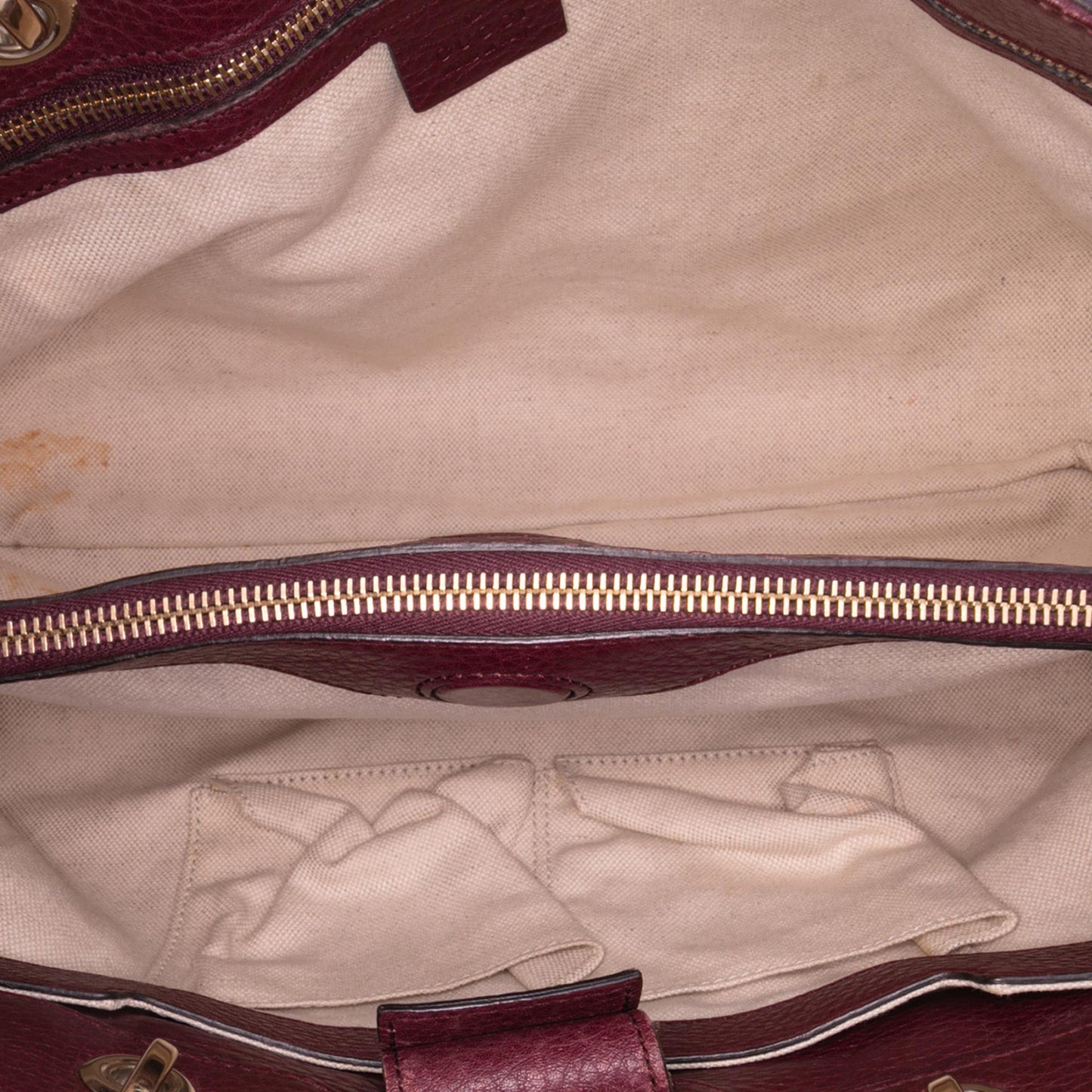 Gucci Medium Calfskin Bamboo Shopper Satchel