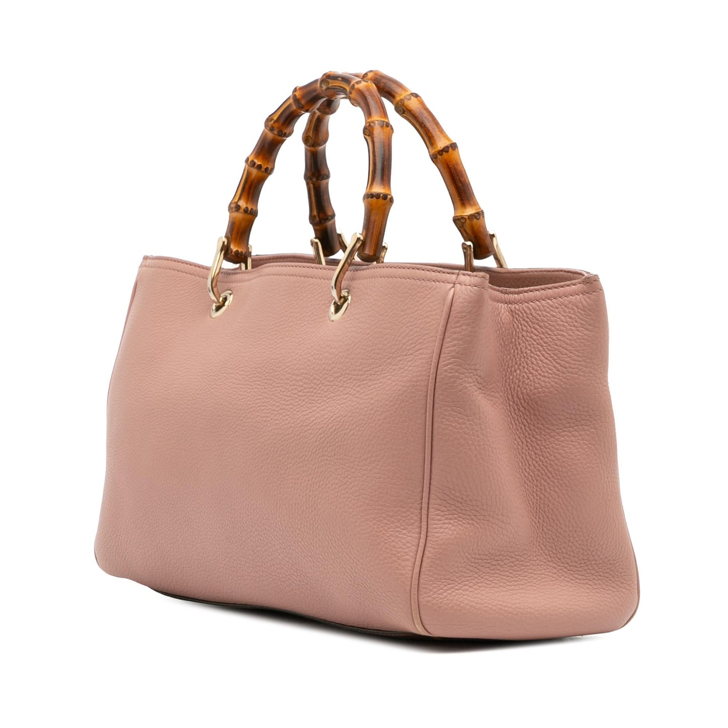 Gucci Medium Calfskin Bamboo Shopper Satchel