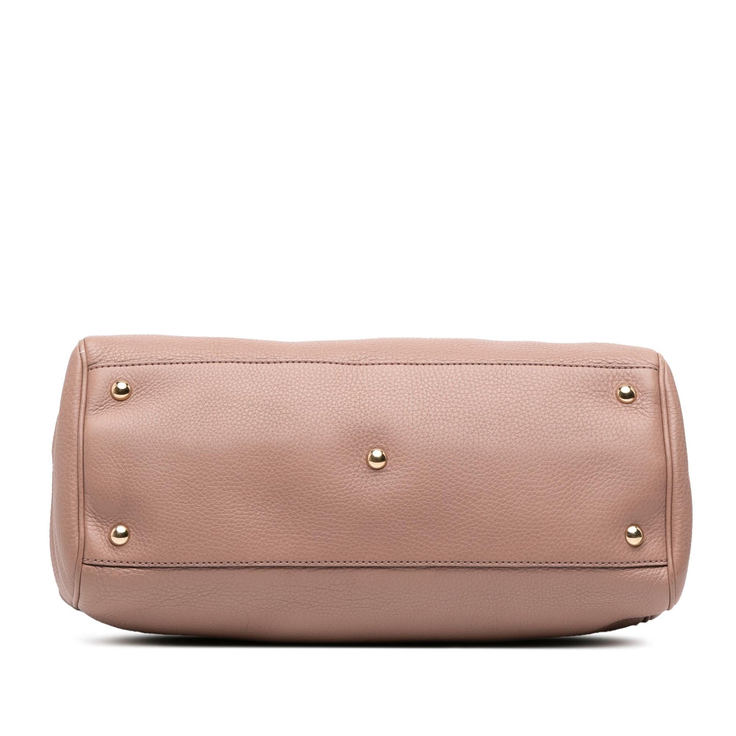 Gucci Medium Calfskin Bamboo Shopper Satchel