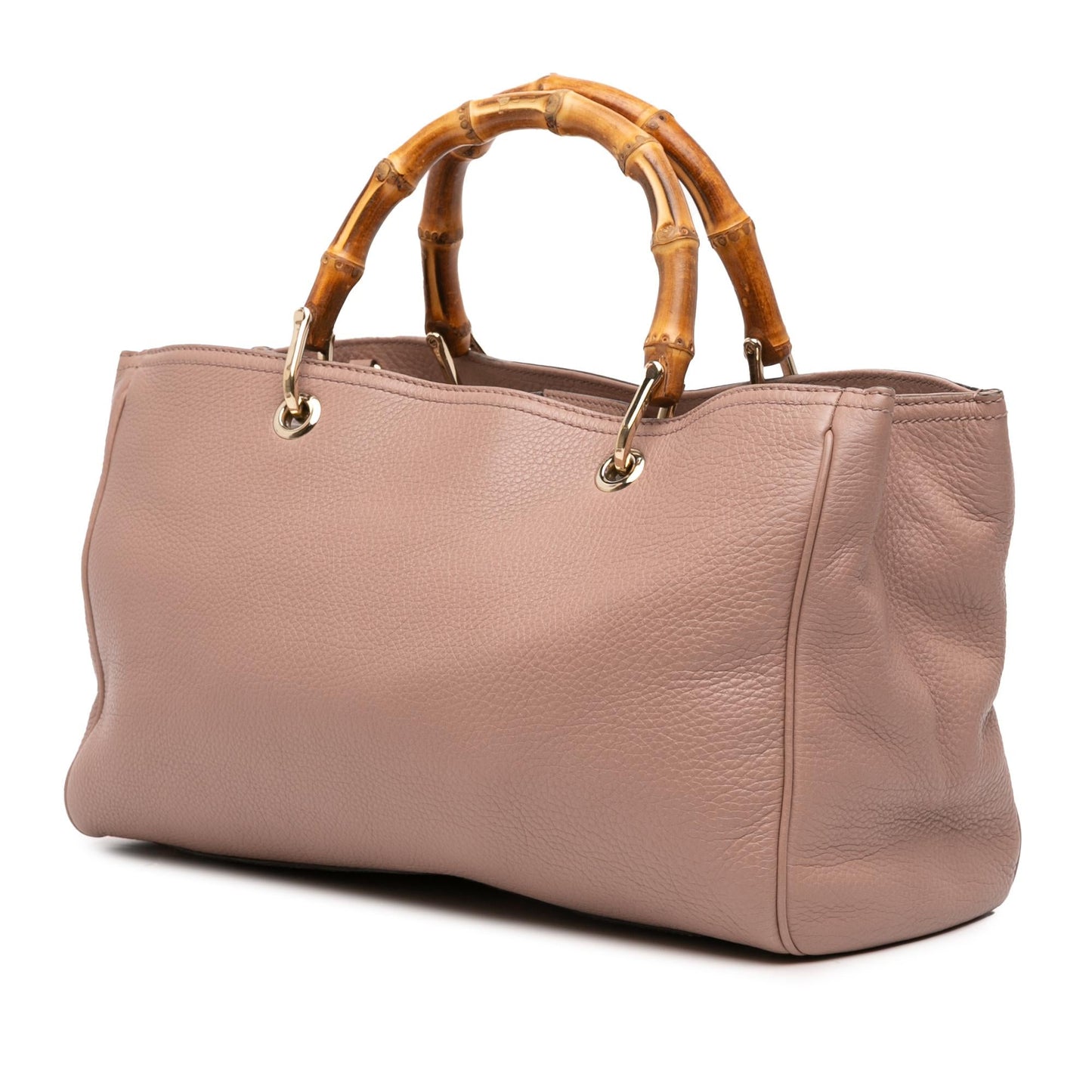 Gucci Medium Calfskin Bamboo Shopper Satchel