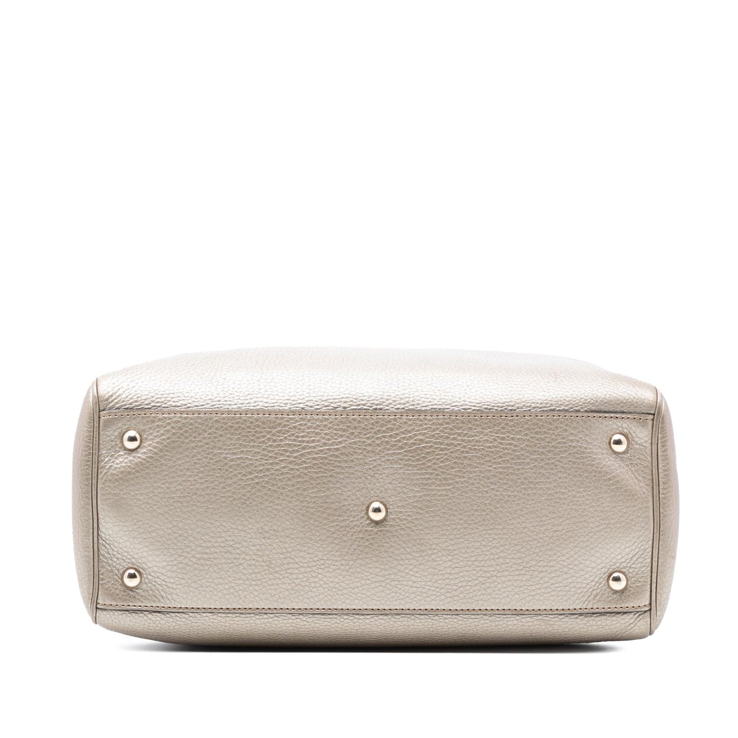 Gucci Medium Calfskin Bamboo Shopper Satchel