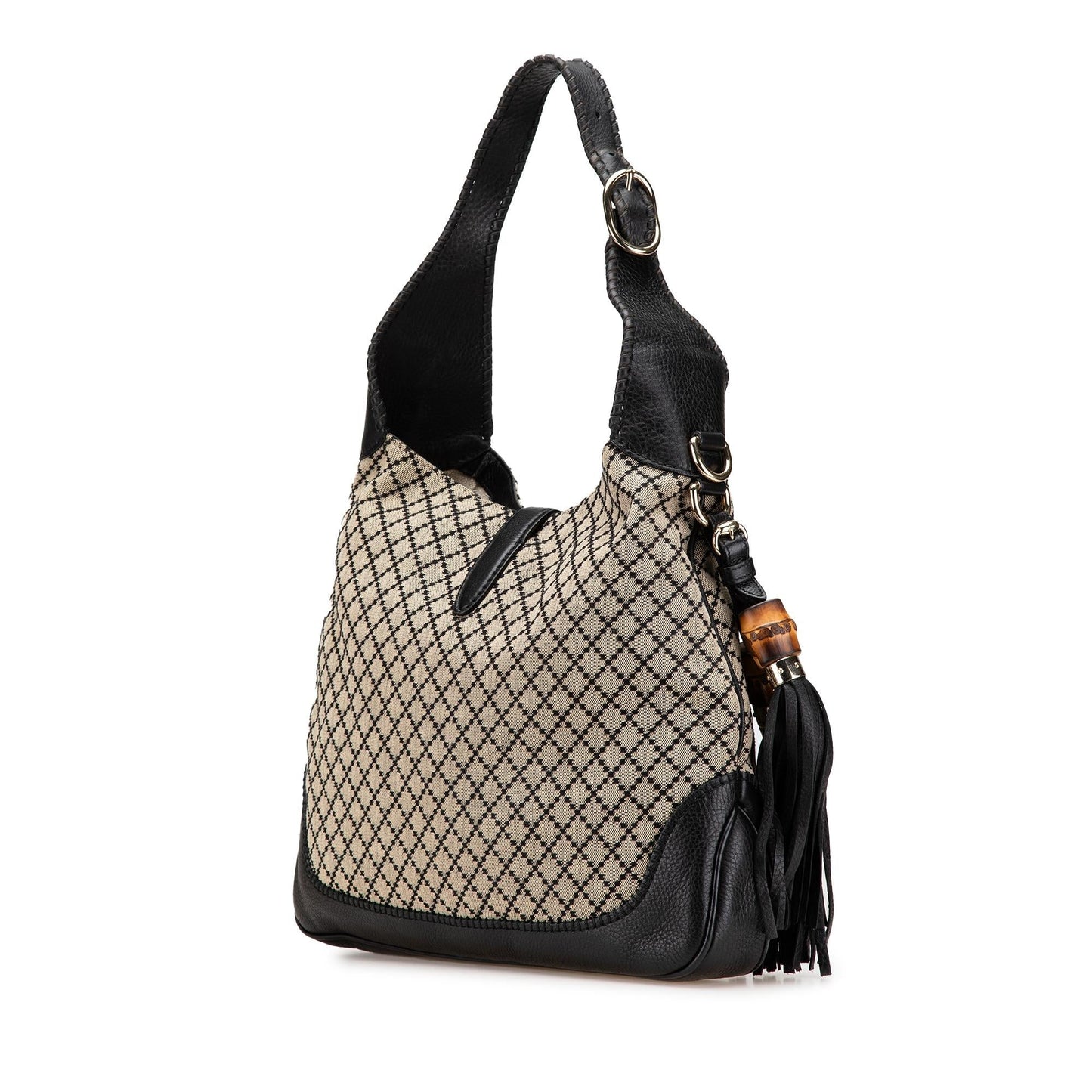 Gucci Medium Diamante Canvas New Jackie Satchel