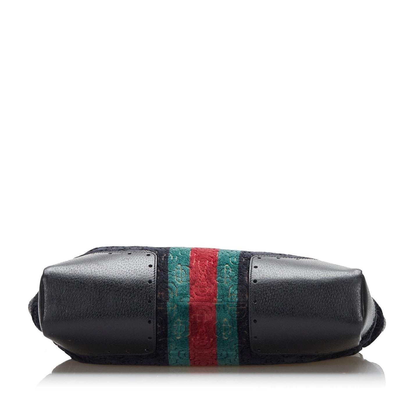 Gucci Medium Embossed Horsebit Velvet Punch Tote (SHG-LahSsr)