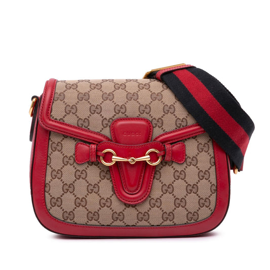 Gucci Medium GG Canvas Web Crossbody