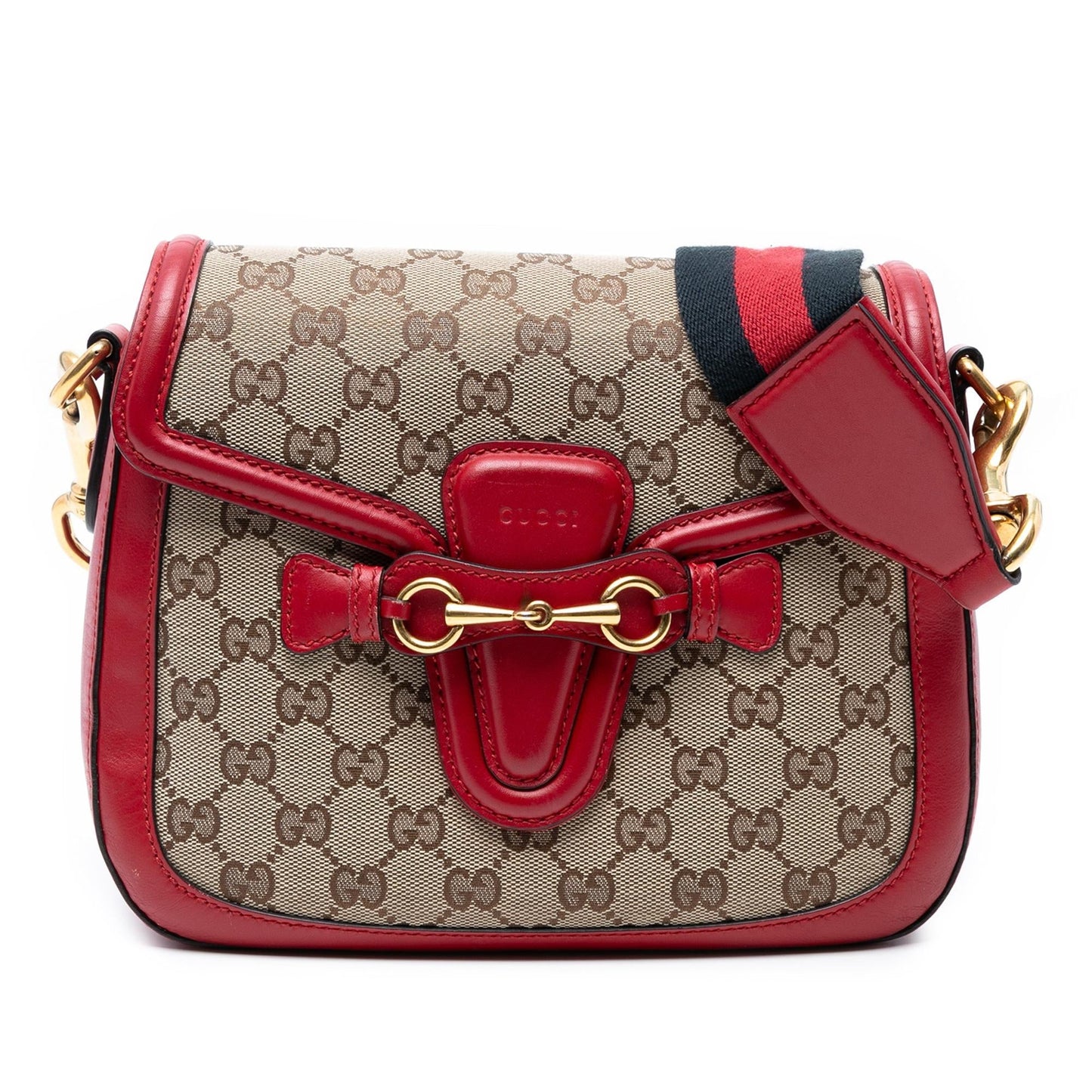 Gucci Medium GG Canvas Web Crossbody