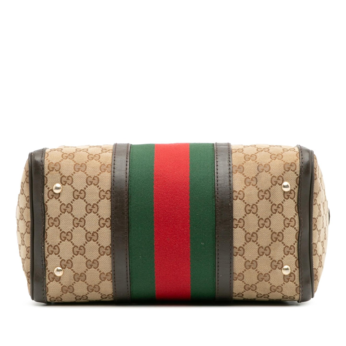 Gucci Medium GG Canvas Web Joy Boston Bag