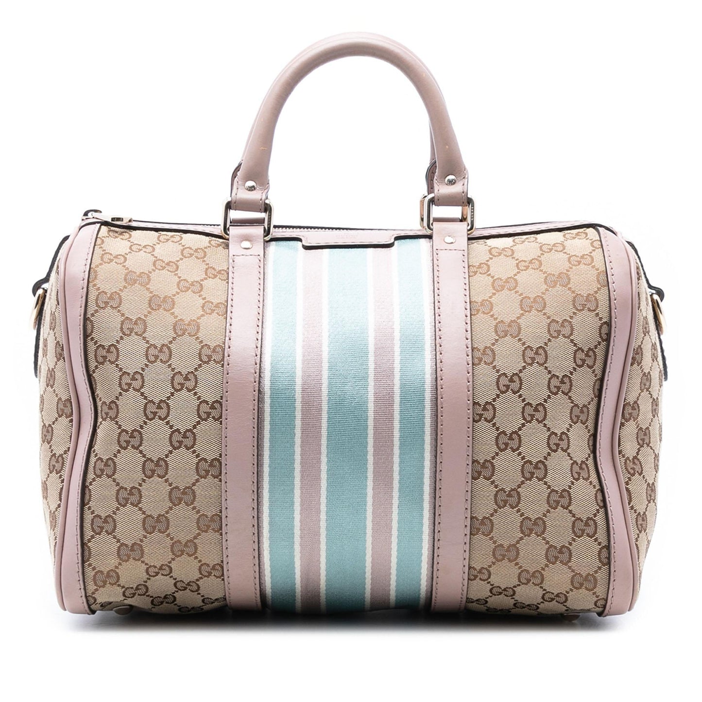 Gucci Medium GG Canvas Web Joy Boston Bag
