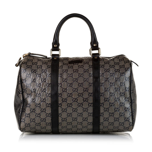 Gucci Medium GG Crystal Joy Boston Bag (SHG-34831)