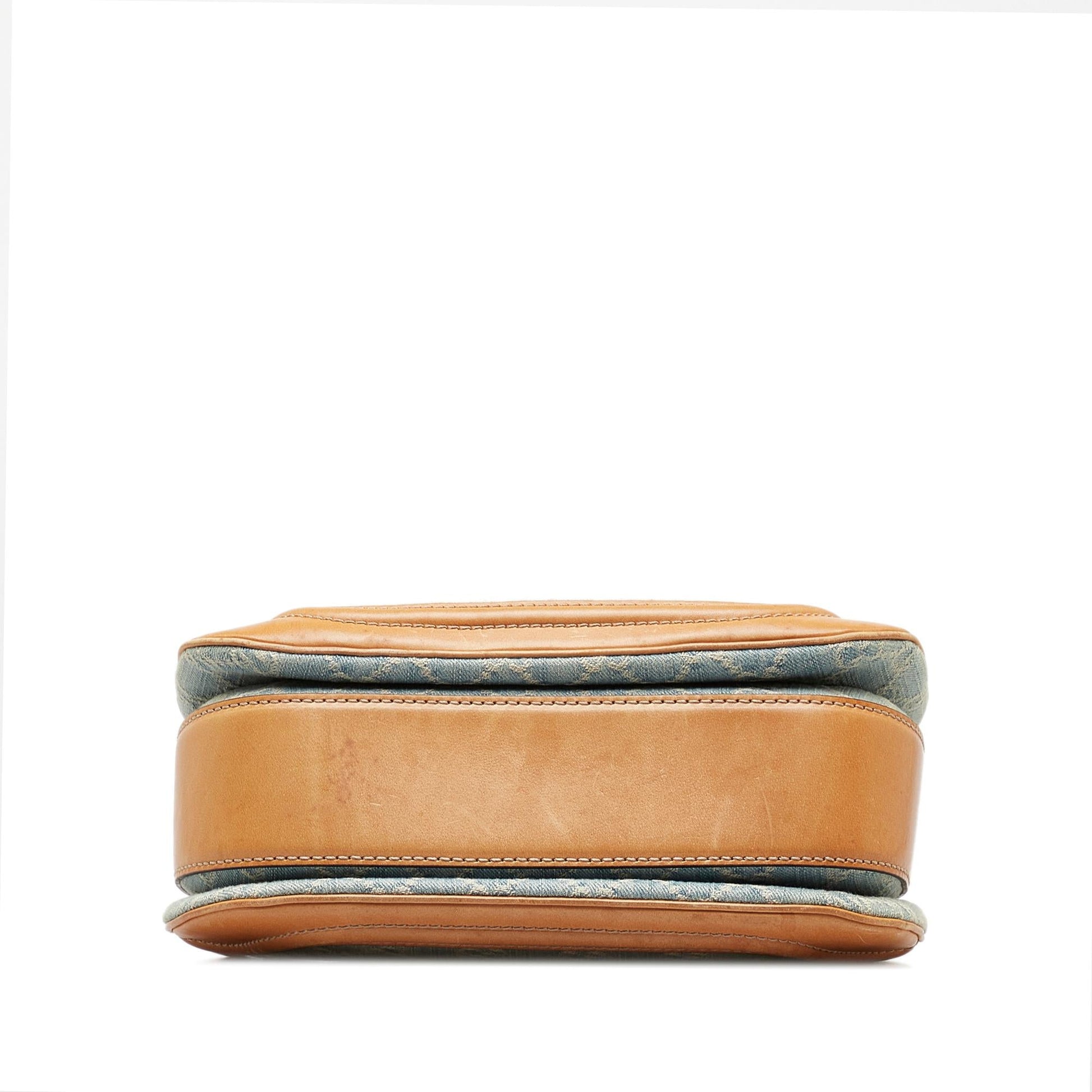 Gucci Medium GG Denim New Bamboo Satchel (SHG-qBkbXy)