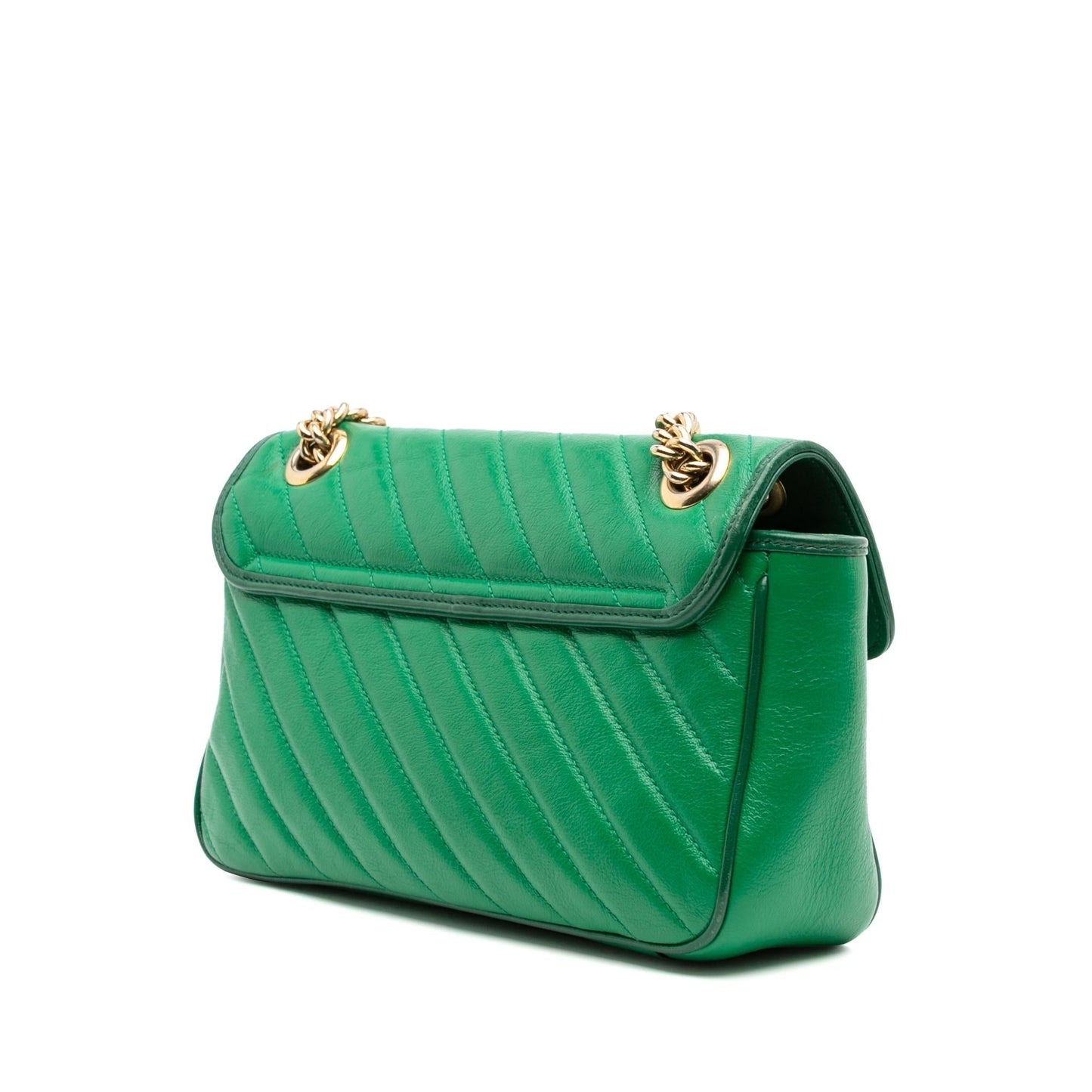 Gucci Medium GG Marmont Matelasse Diagonal Leather Torchon Shoulder Bag