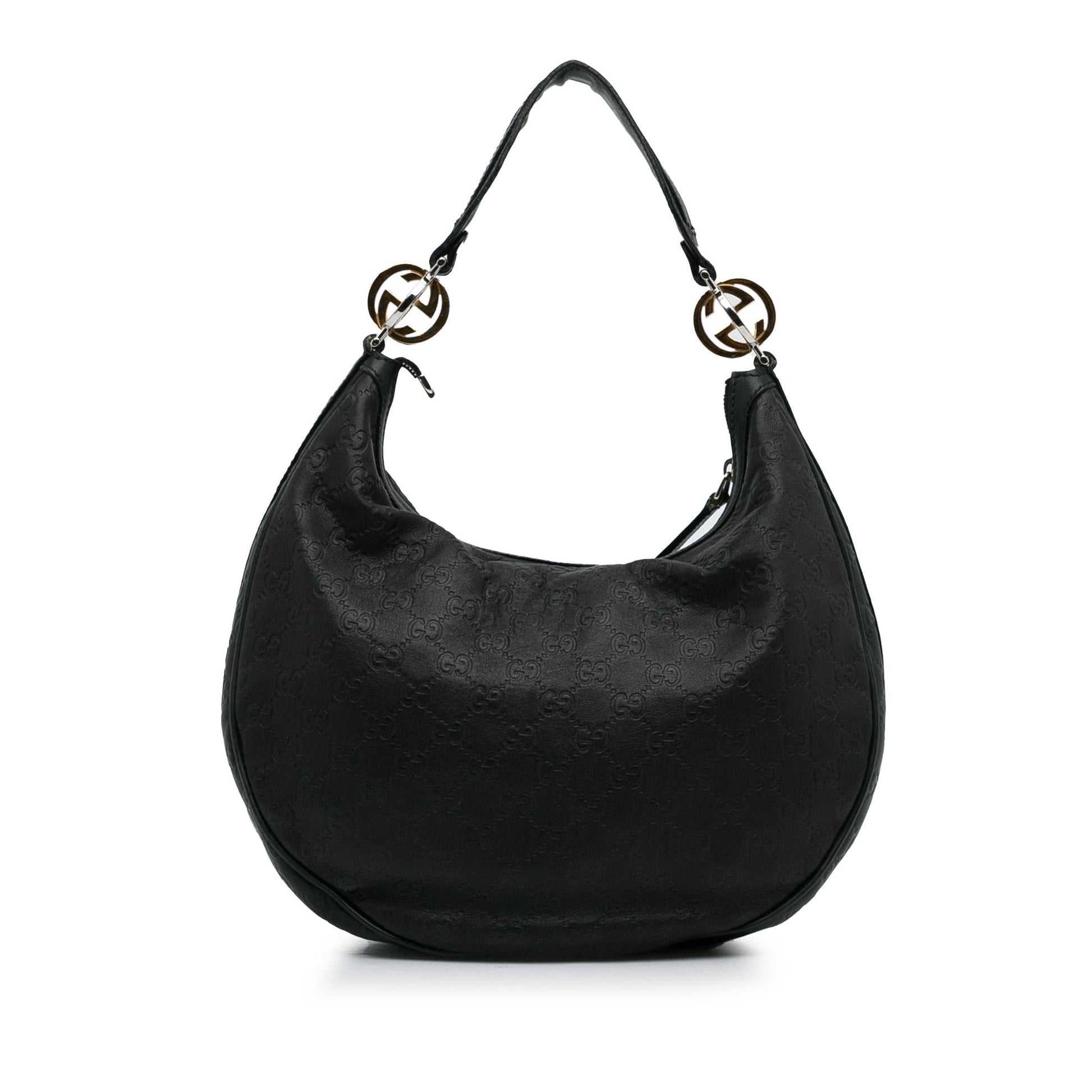 Gucci Medium GG Signature Twins Hobo (SHG-RmbMFm)
