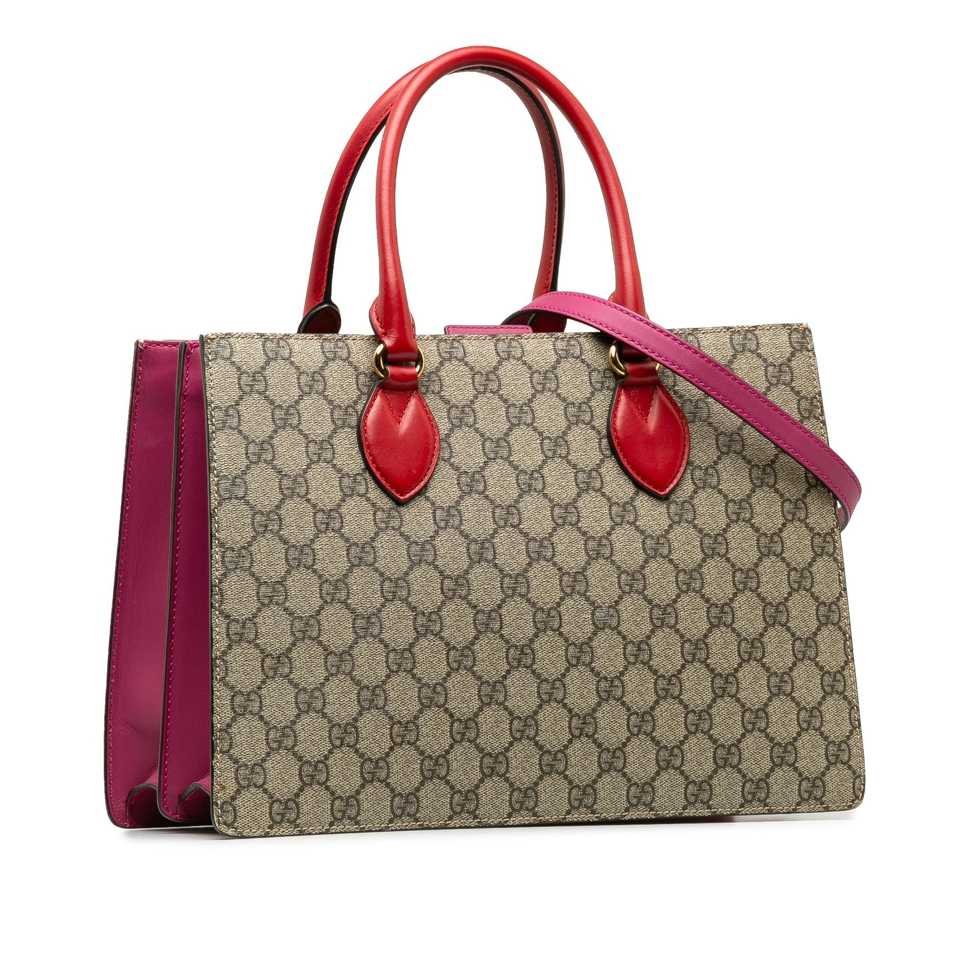 Gucci Medium GG Supreme Convertible Tote (SHG-q7msyO)