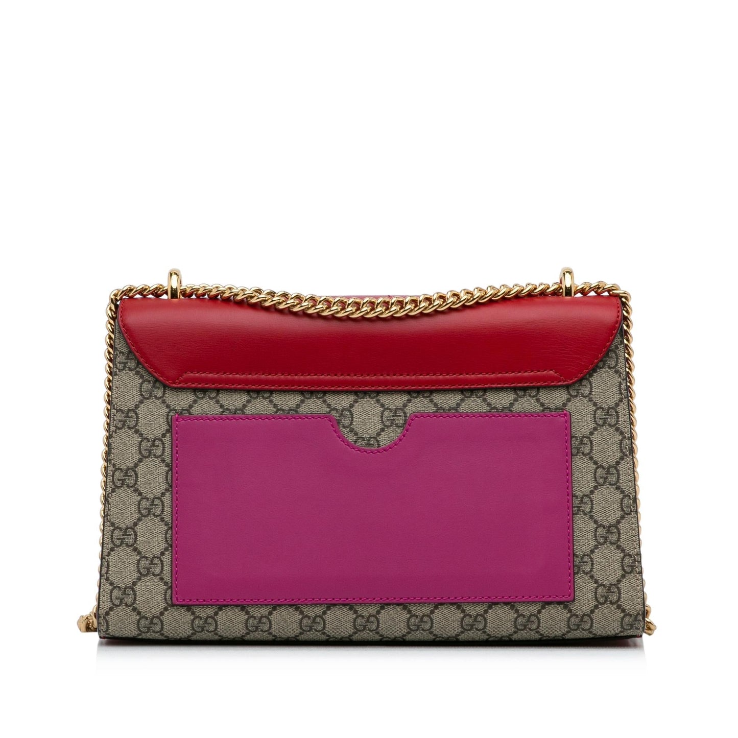 Gucci Medium GG Supreme Padlock Shoulder Bag (SHG-88VyD2)