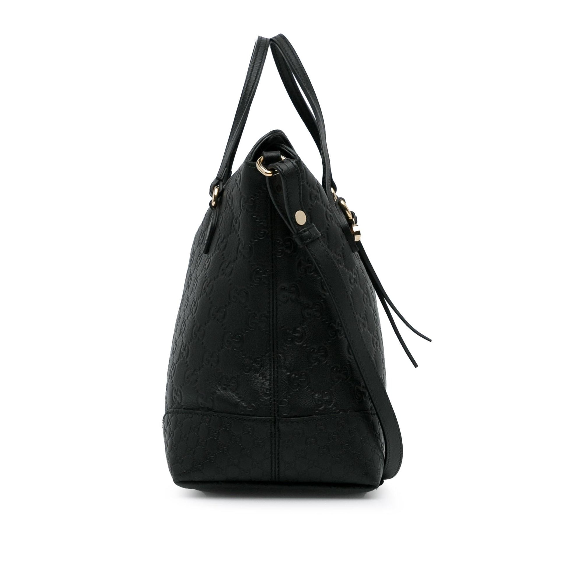Gucci Medium Guccissima Bree Fold Over Tote (SHG-JkQbc3)