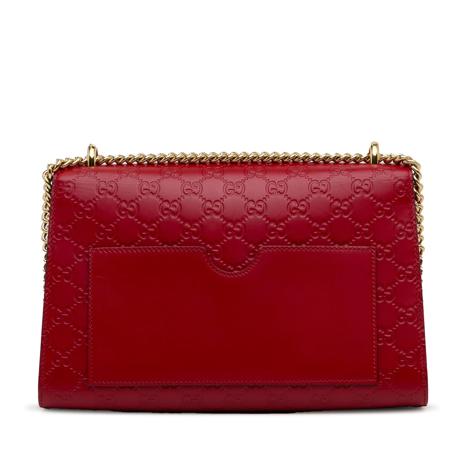 Gucci Medium Guccissima Padlock Shoulder Bag (SHG-rhl6JS)