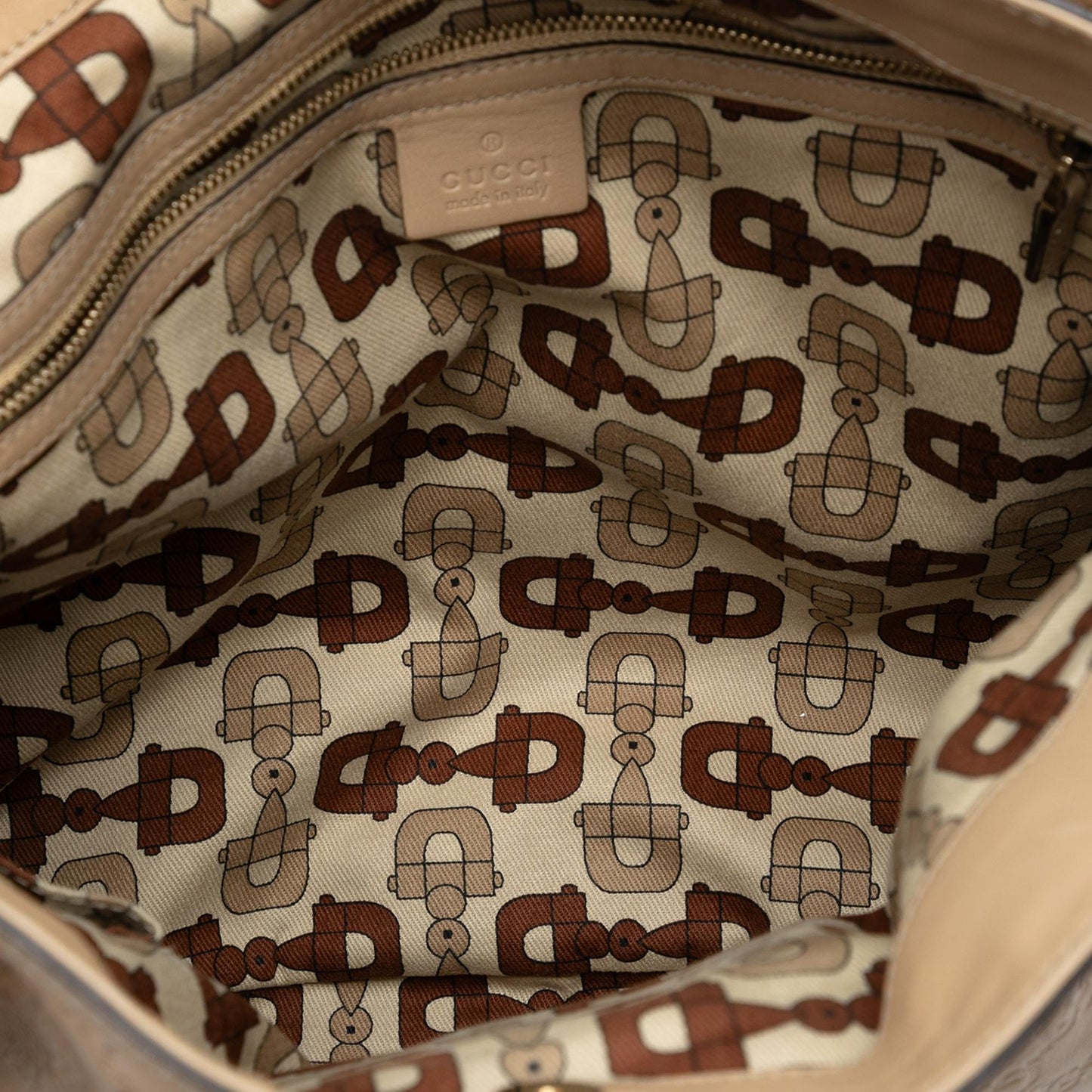 Gucci Medium Guccissima Web Britt Satchel