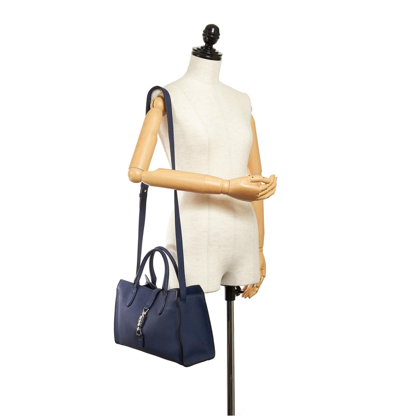 Gucci Medium Jackie Soft Leather Satchel (SHG-31158)