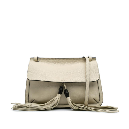 Gucci Medium Leather Bamboo Daily Crossbody