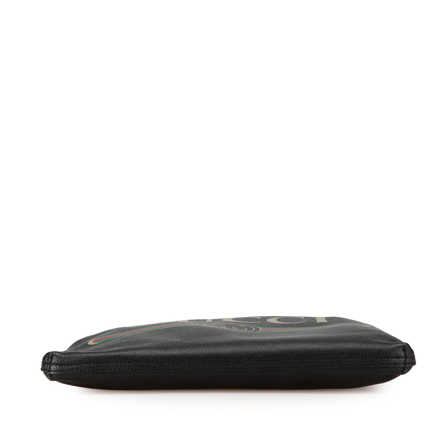 Gucci Medium Leather Logo Portfolio Clutch