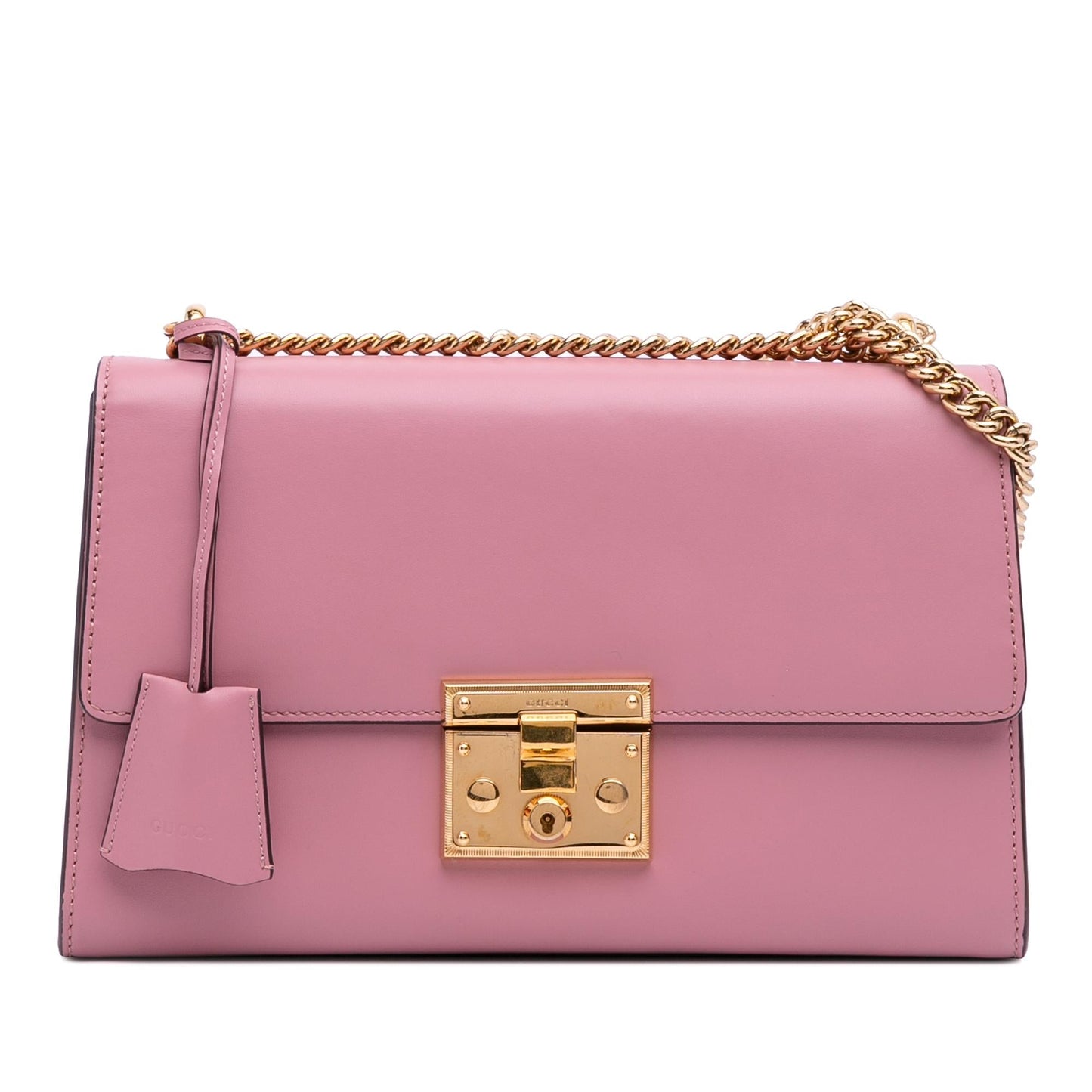 Gucci Medium Leather Padlock Shoulder Bag