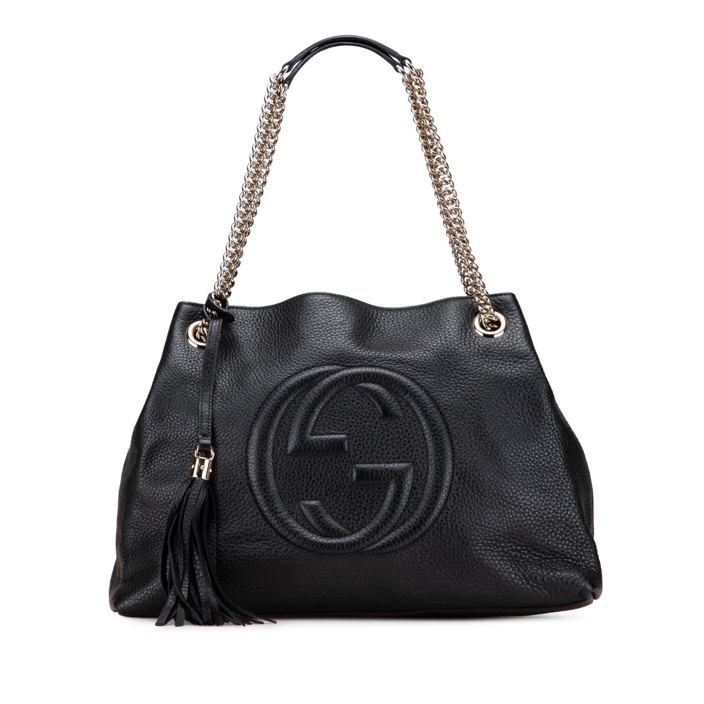 Gucci Medium Leather Soho Chain Tote